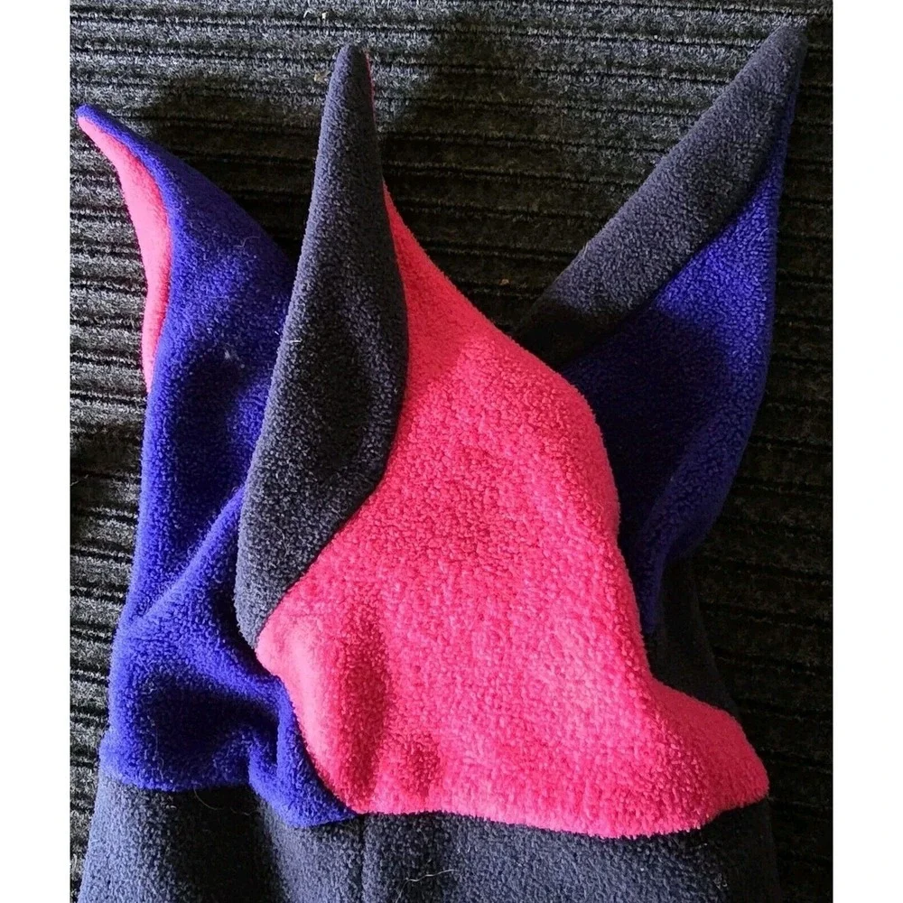 Vtg‎ Columbia Youth Fleece Twisted Jester Ski Snowboard Winter Hat Youth S/M